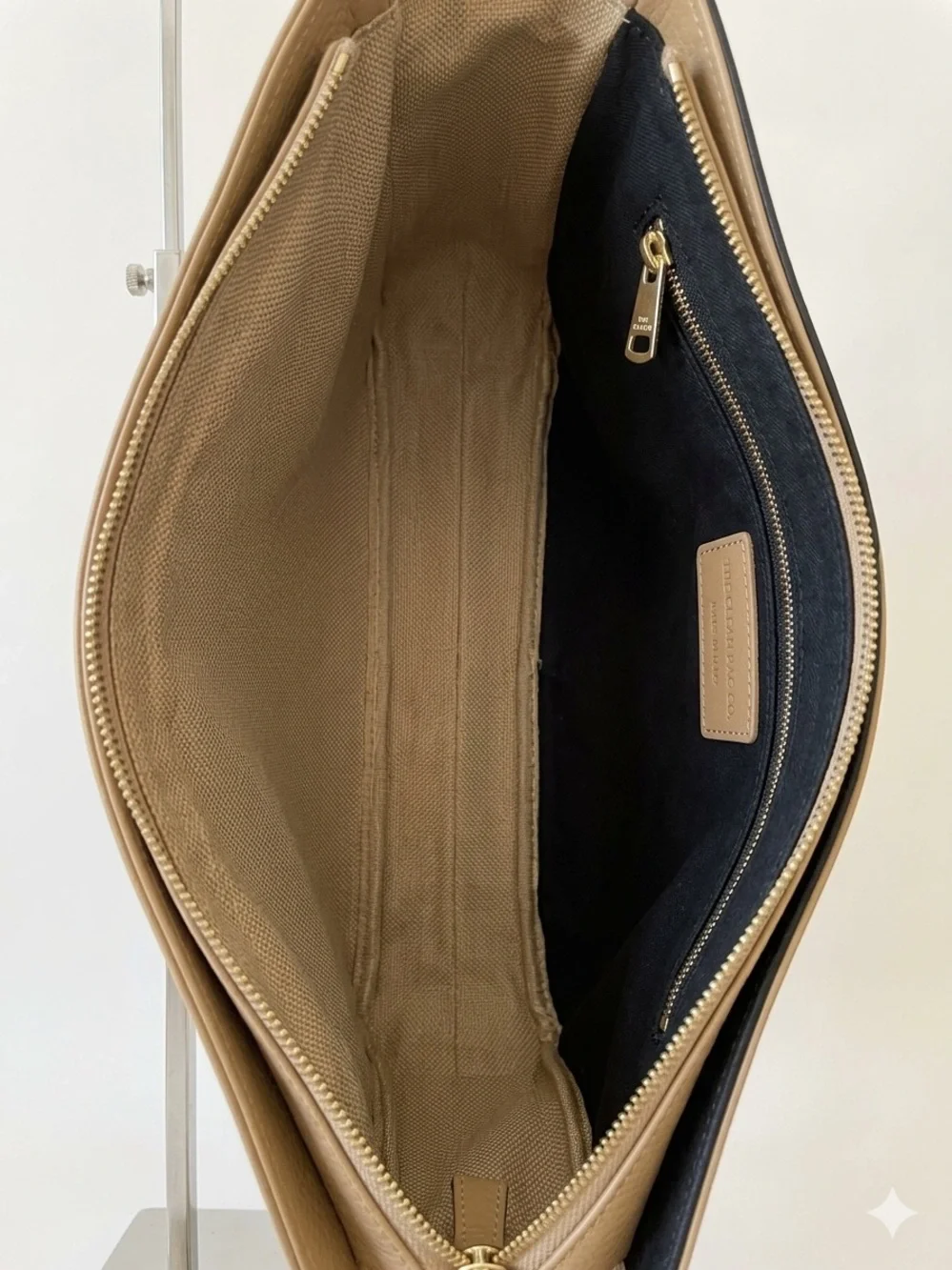 kate spade Black Nylon Laptop Brief with Gold Hardware
